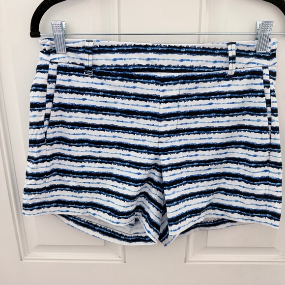 SPANX Pants - Spanx Sunshine 4” Striped Shorts S | Blue White